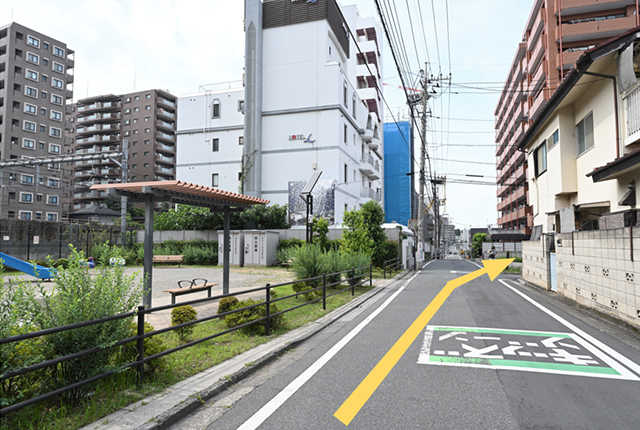 公園からのルート1